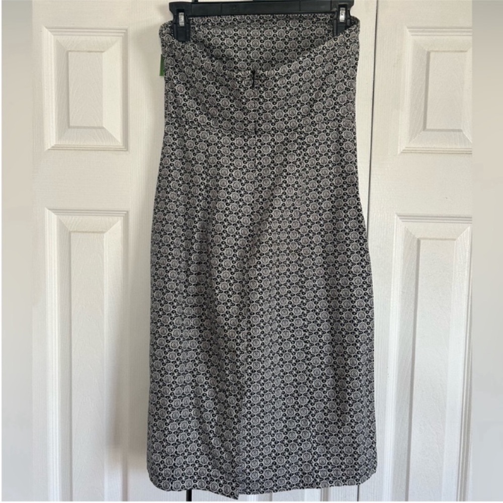Gap Factory Black and White Strapless Mini Cocktail Dress - Picture 5 of 8